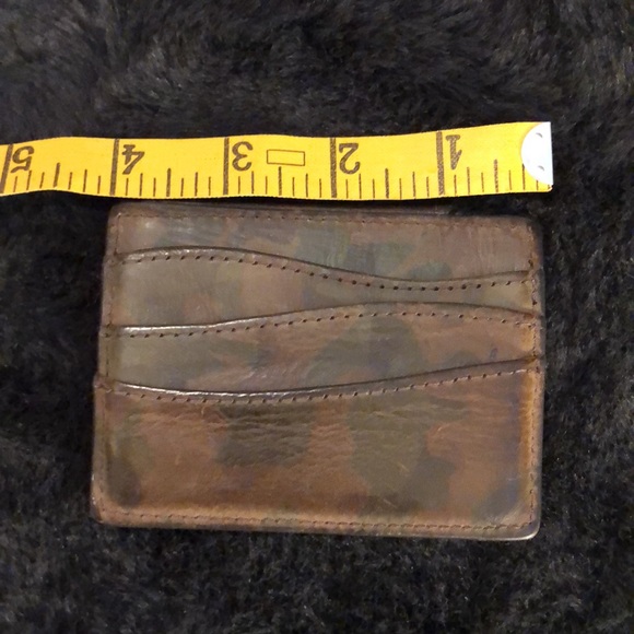 Vintage High End Leather Camo J-Fold. Jungle magnetic FPW. NWT - Picture 6 of 12